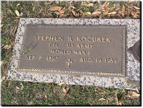 Kocurek, Stephen (military marker).JPG