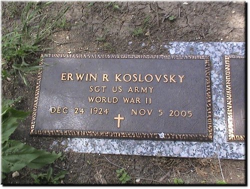 Koslovsky, Erwin (military marker).JPG