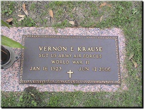 Krause, Vernon (military marker).JPG