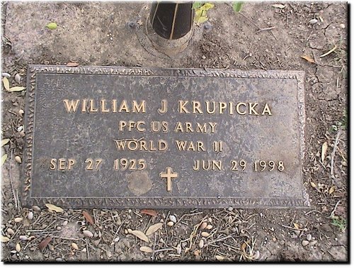 Krupicka, William (military marker).JPG