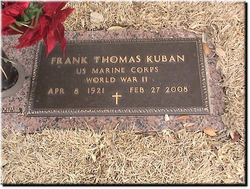 Kuban, Frank Thomas (military marker).JPG