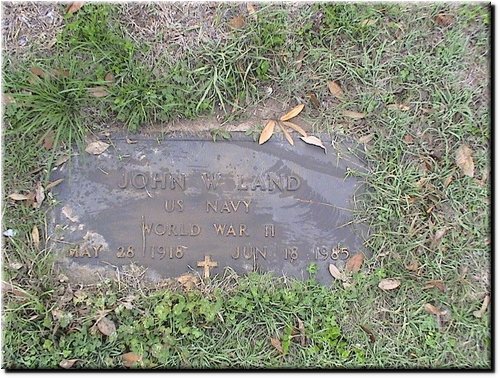 Land, John W (military marker).JPG