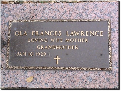 Lawrence, Ola Frances.JPG