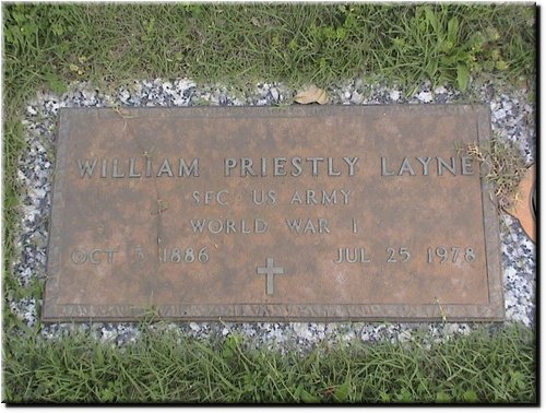 Layne, William Priestly (military marker).JPG