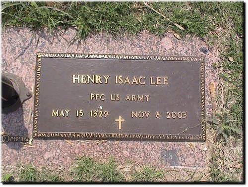 Lee, Henry Isaac (military marker).JPG