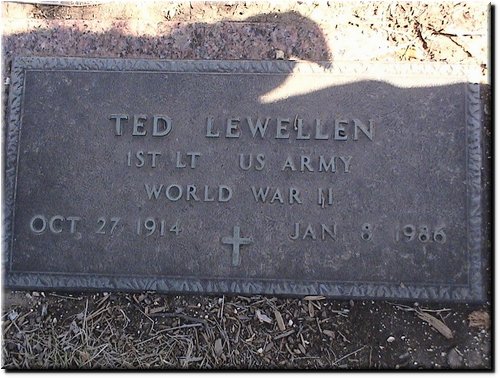 Lewellen, Ted (military marker).JPG