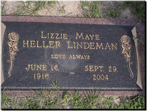 Lindeman, Lizzie Maye Heller.JPG