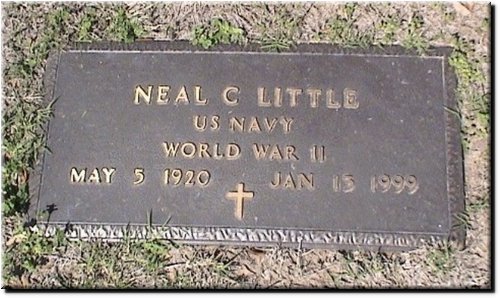 Little, Neal C (military marker).JPG