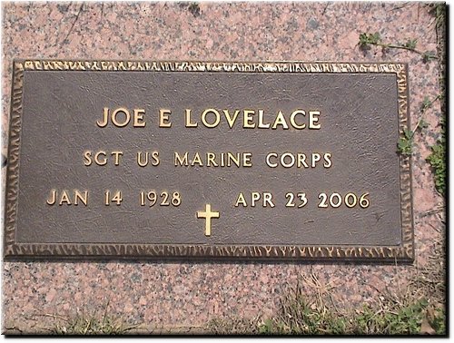 Lovelace, Joe (military marker).JPG