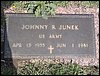 Junek, Johnny R (military marker).JPG