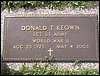 Keown, Donald (military marker).JPG