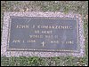 Komarzeniec, John (military marker).JPG