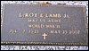 Lamb, LeRoy Jr (military marker).JPG