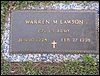 Lawson, Warren (military marker).JPG