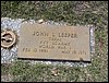 Leeper, John L (military marker).JPG