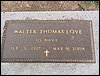 Love, Walter Thomas (military marker).JPG