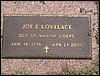 Lovelace, Joe (military marker).JPG