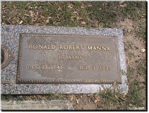 Manna, Ronald Robert (military marker).JPG