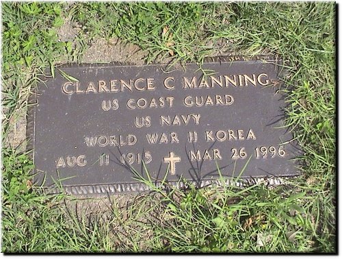 Manning, Clarence (military marker).JPG