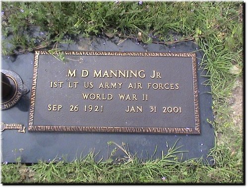 Manning, M D Jr (military marker).JPG