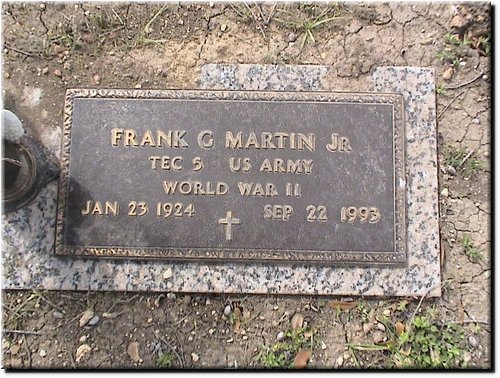 Martin, Frank Jr (military marker).JPG