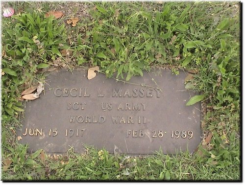 Massey, Cecil (military marker).JPG