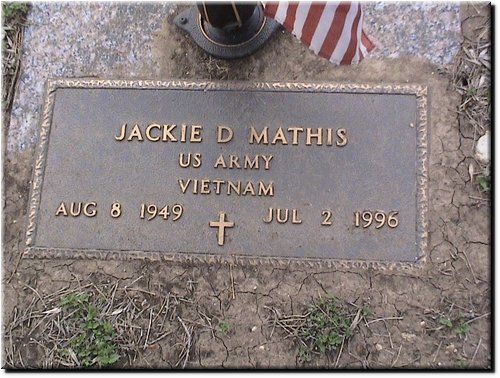 Mathis, Jackie (military marker).JPG