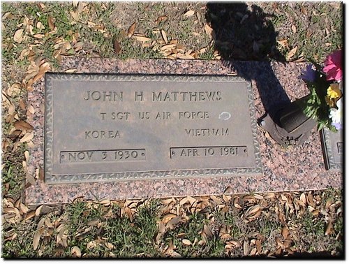 Matthews, John H (military marker).JPG