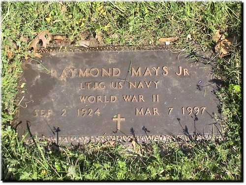 Mays, Raymond Jr (military marker).JPG