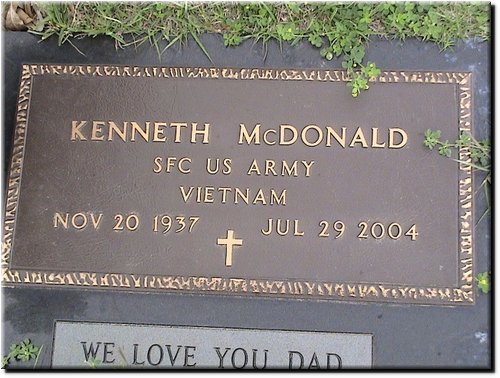 McDonald, Kenneth (military marker).JPG