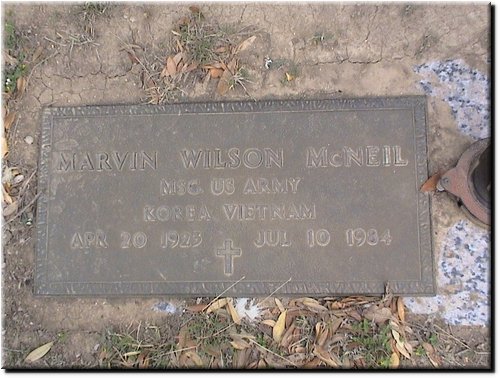 McNeil, Marvin Wilson (military marker).JPG