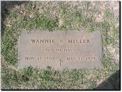 Miller, Wannie (military marker).JPG