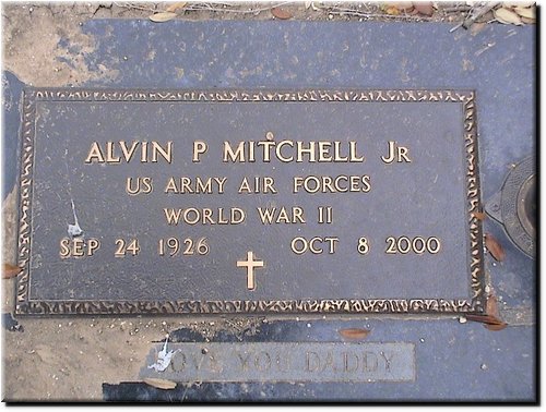 Mitchell, Alvin Jr (military marker).JPG