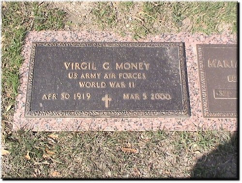 Money, Virgil C (military marker).JPG