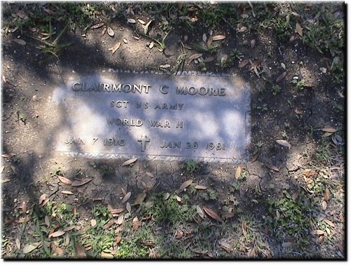 Moore, Clairmont C (military marker).JPG