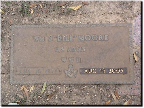 Moore, Wm S (military marker).JPG