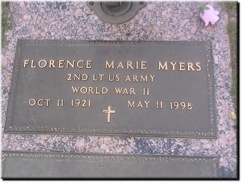 Myers, Florence Marie (military marker).JPG