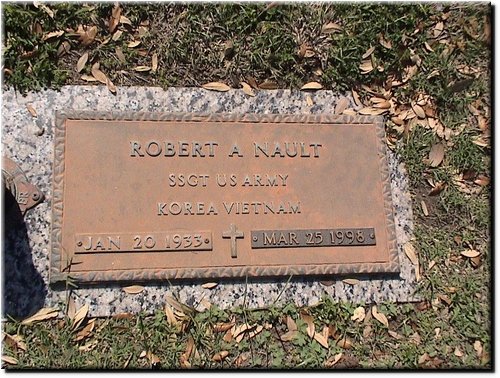 Nault, Robert A (military marker).JPG