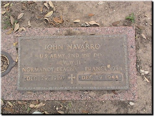 Navarro, John (military marker).JPG