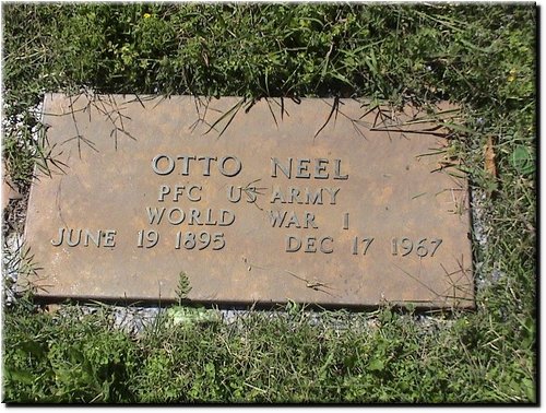 Neel, Otto (military marker).JPG