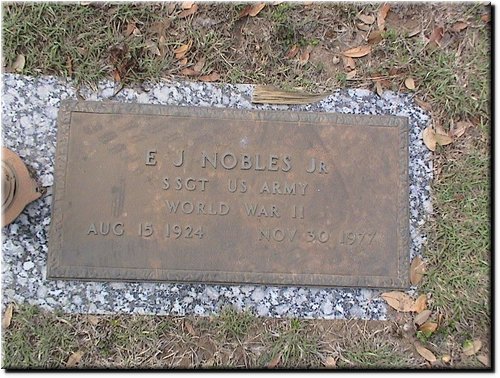 Nobles, E J Jr (military marker).JPG