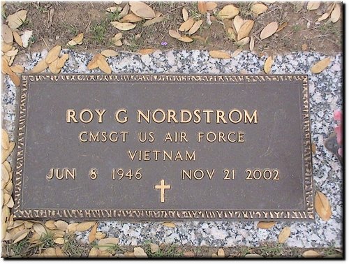 Nordstrom, Roy (military marker).JPG