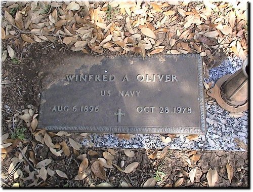 Oliver, Winfred (military marker).JPG