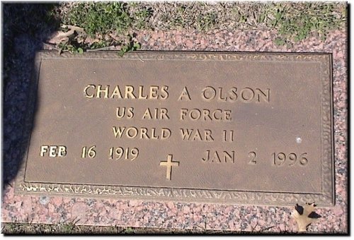 Olson, Charles (military marker).JPG