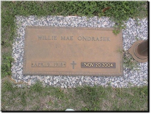 Ondrasek, Willie Mae.JPG