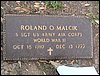 Malcik, Roland (military marker).JPG