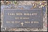 Mallatt, Earl Neil (miliary marker).JPG