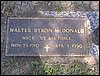 McDonald, Walter Byron (military marker).JPG