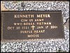 Meyer, Kenneth (military marker).JPG