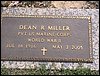 Miller, Dean (military marker).JPG